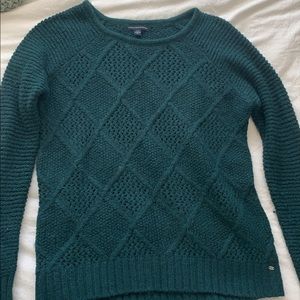 Green knit American Eagle sweater